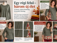 Ne dobd ki, varázsold újjá! – 3 régi ruhadarab, 9 új lehetőség Ne dobd ki, varázsold újjá! – 3 régi ruhadarab, 9 új lehetőség