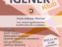 Nemekből Igenek Klub 17. - “Falra mászok tőletek!” - Harc helyett együttműködés, konfliktuskezelés a családban